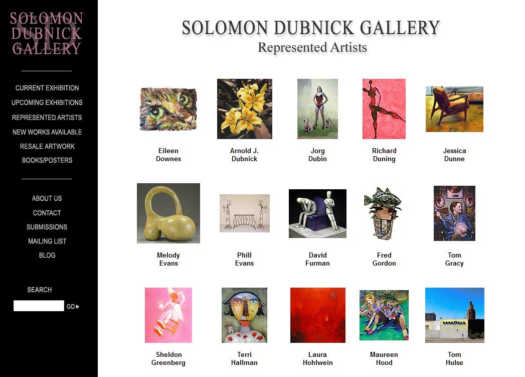 SDG - Represented Artists